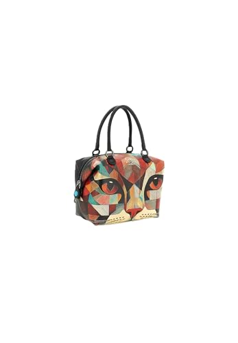 gabs-g3-plus-m-trip-borsa-a-mano-donna-in-pelle-gatto-geometrico-rosso-convertib image 6