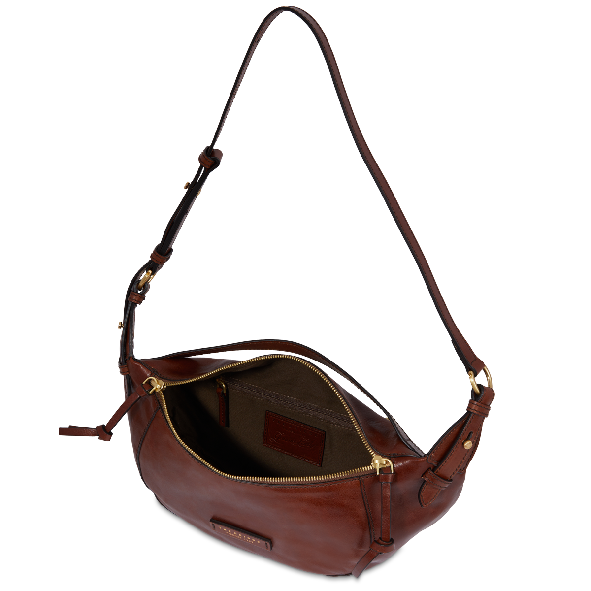 the-bridge-story-borsa-tracolla-in-pelle-morbida-marrone-oro image 4