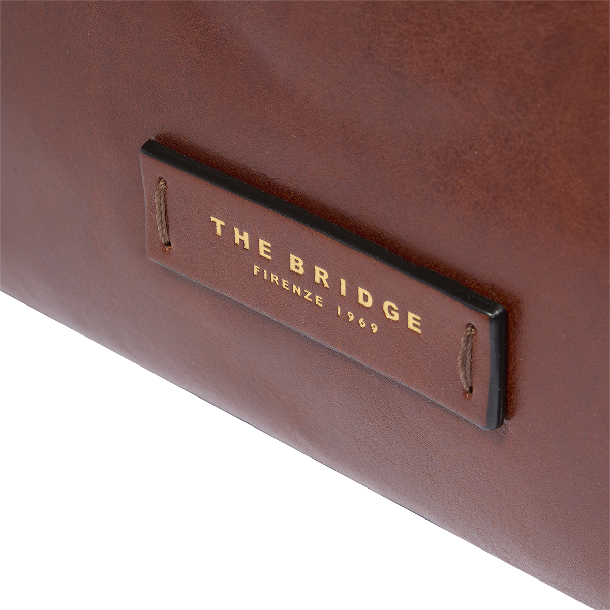 the-bridge-ida-borsa-a-mano-pelle-con-tracolla-removibile-marrone-oro image 5
