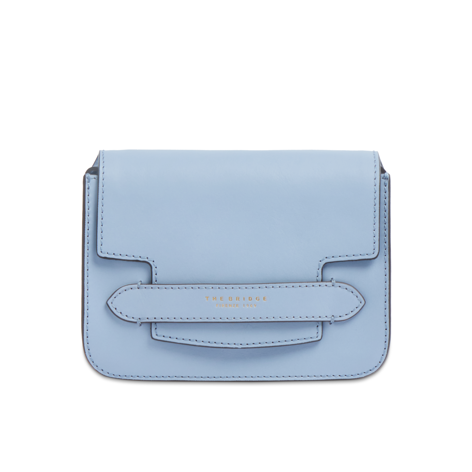 the-bridge-lucrezia-borsa-a-tracolla-in-pelle-donna-azzurro-acqua-oro image 1