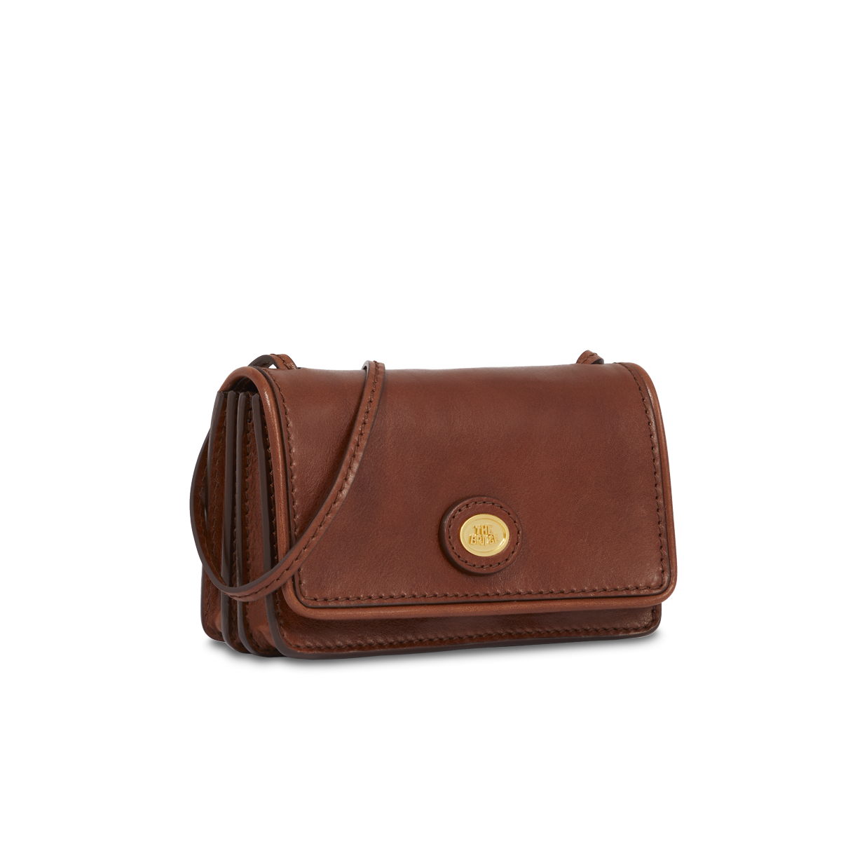 the-bridge-borsa-tracolla-pelle-donna-mini-size-marrone-oro image 2