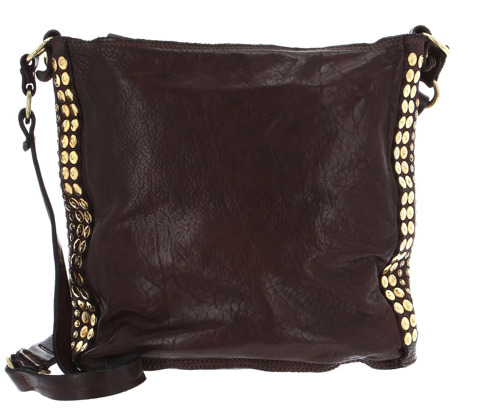 campomaggi-agnese-borsa-a-tracolla-in-pelle-marrone-scuro image 1