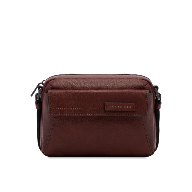 The Bridge Ludovico Borsa Tracolla Uomo in Pelle Marrone