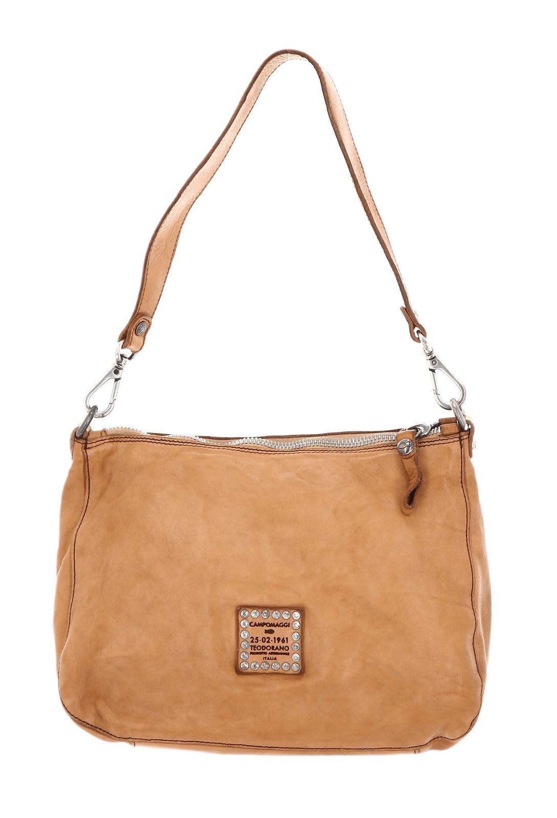 campomaggi-agnese-borsa-a-tracolla-pochette-in-pelle-cammello-marrone-chiaro image 4