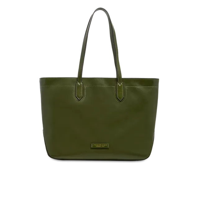 the-bridge-larissa-borsa-shopper-in-pelle-maggiorana-con-oro-donna image 1