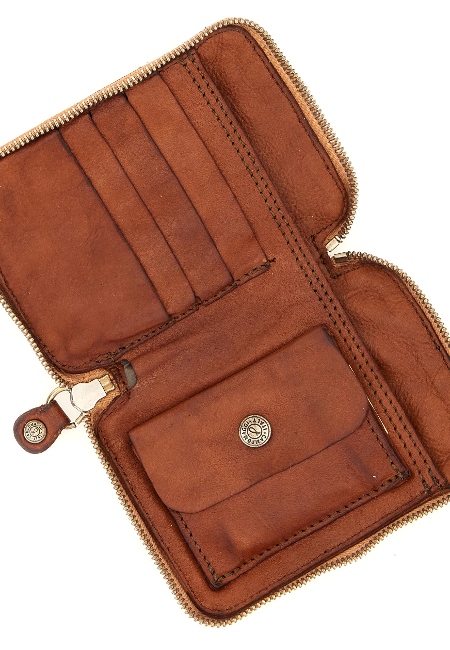 campomaggi-diamante-portafoglio-donna-cognac-verticale image 4