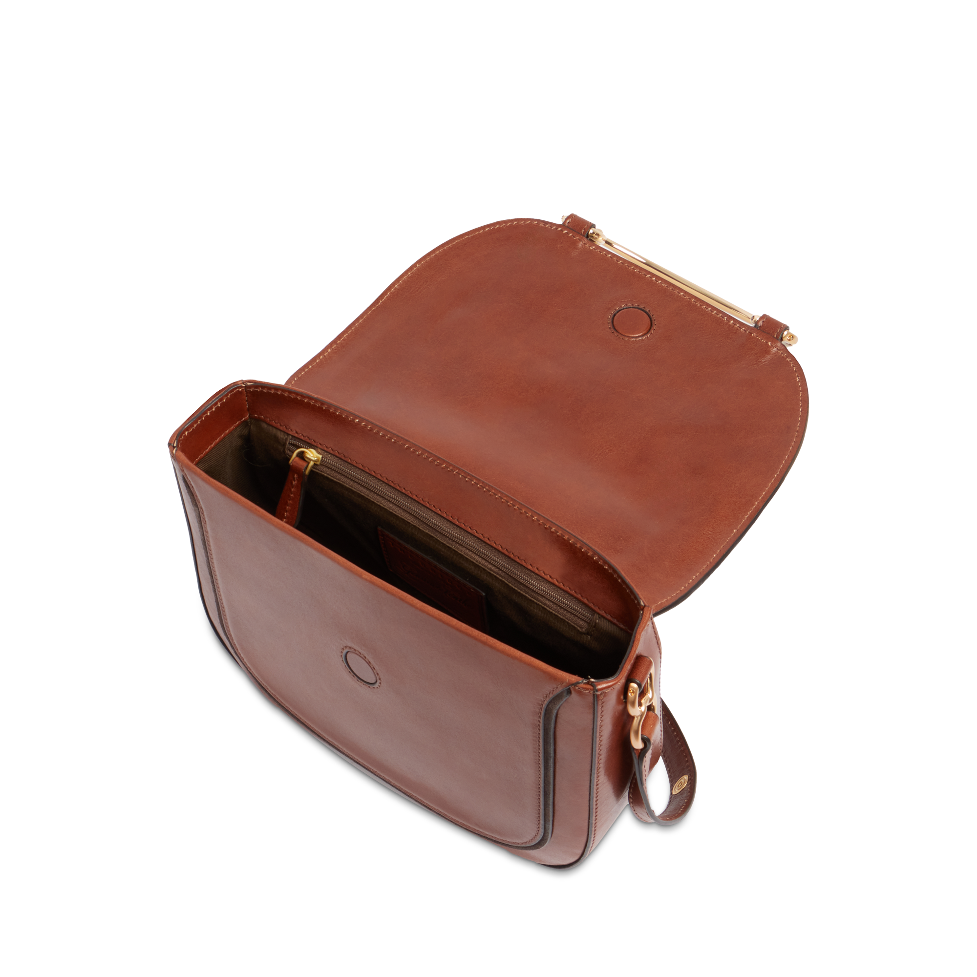 the-bridge-borsa-in-pelle-da-donna-con-tracolla-patta-e-manico-gioiello-luce-mar image 4