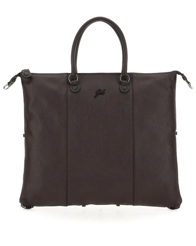 gabs-g3-plus-m-soft-ebano-borsa-pelle-trasformabile image 1