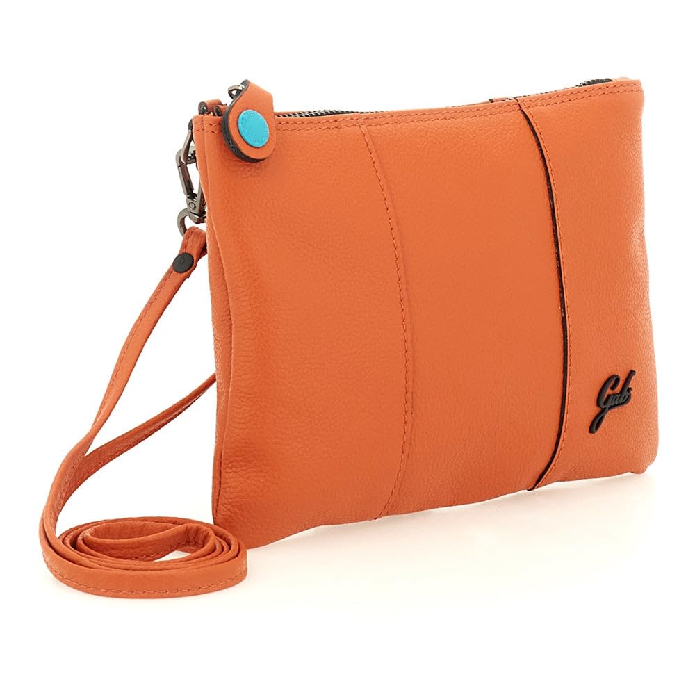 gabs-beyonce-s-pochette-tracolla-donna-in-pelle-bull-black-orange image 6