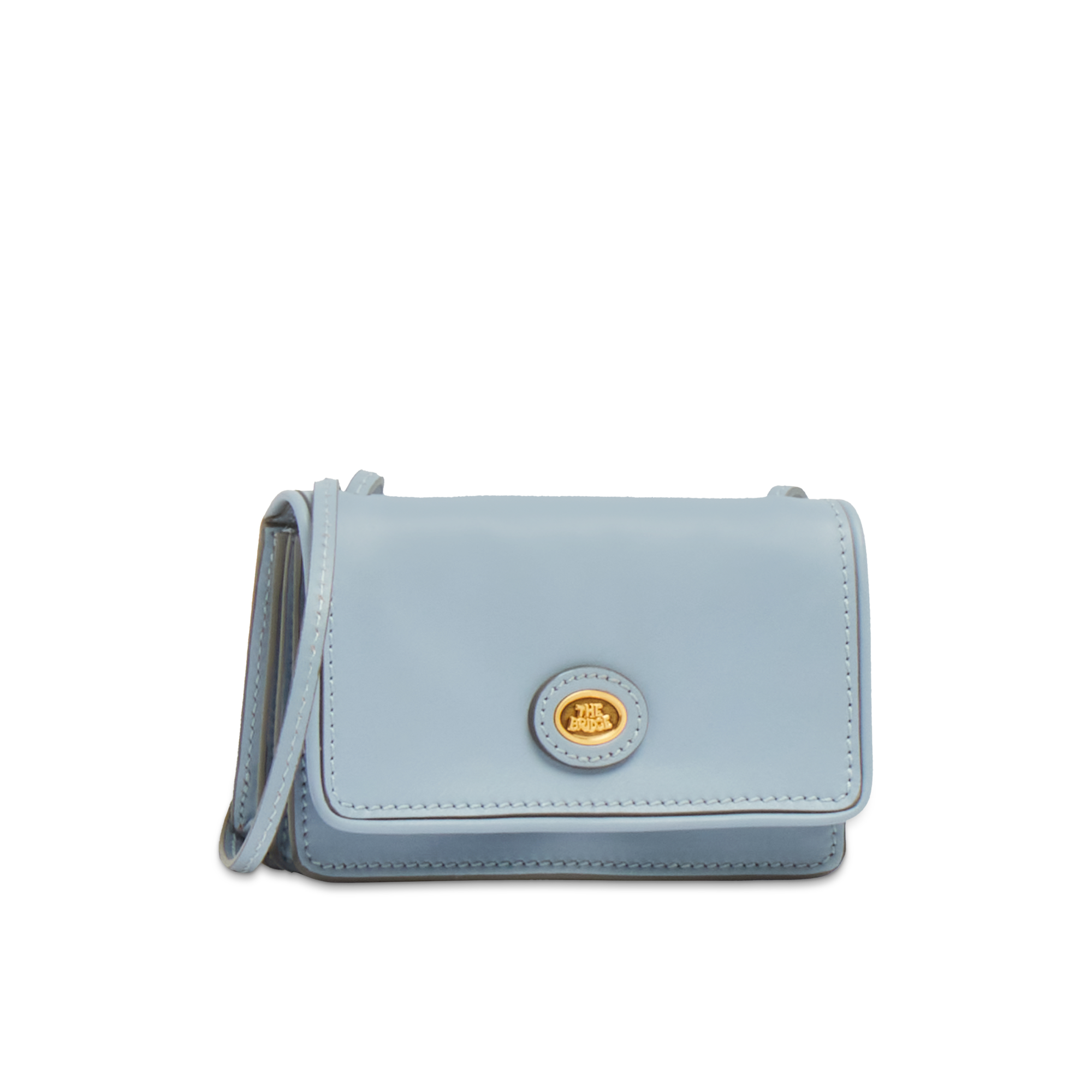 the-bridge-borsa-tracolla-mini-in-pelle-acqua-oro image 2