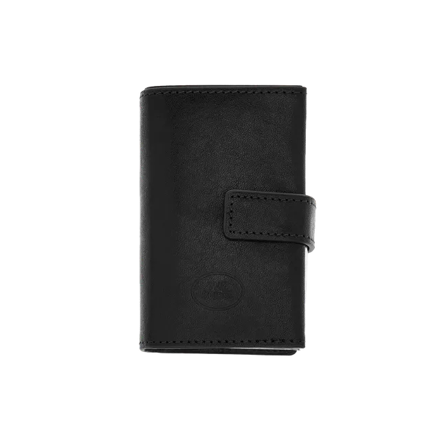 the-bridge-story-portacarte-in-pelle-a-scatto-con-protezione-rfid-nero image 1