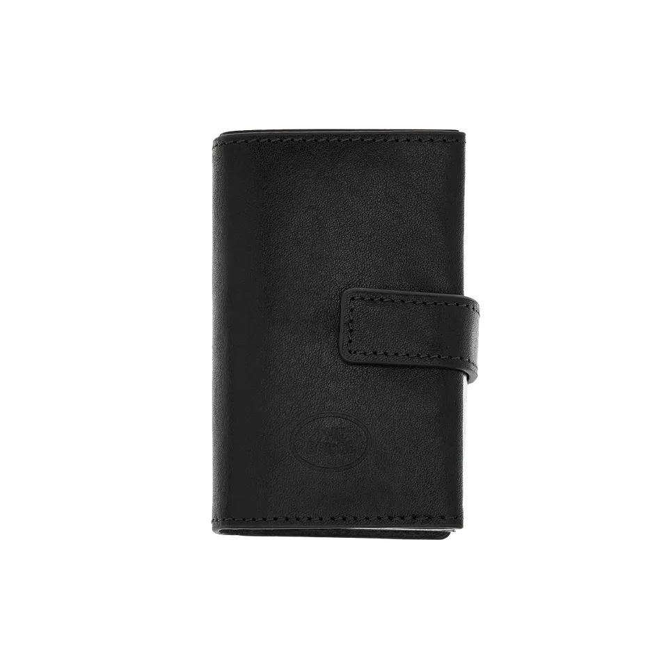 the-bridge-story-portacarte-in-pelle-a-scatto-con-protezione-rfid-nero image 1