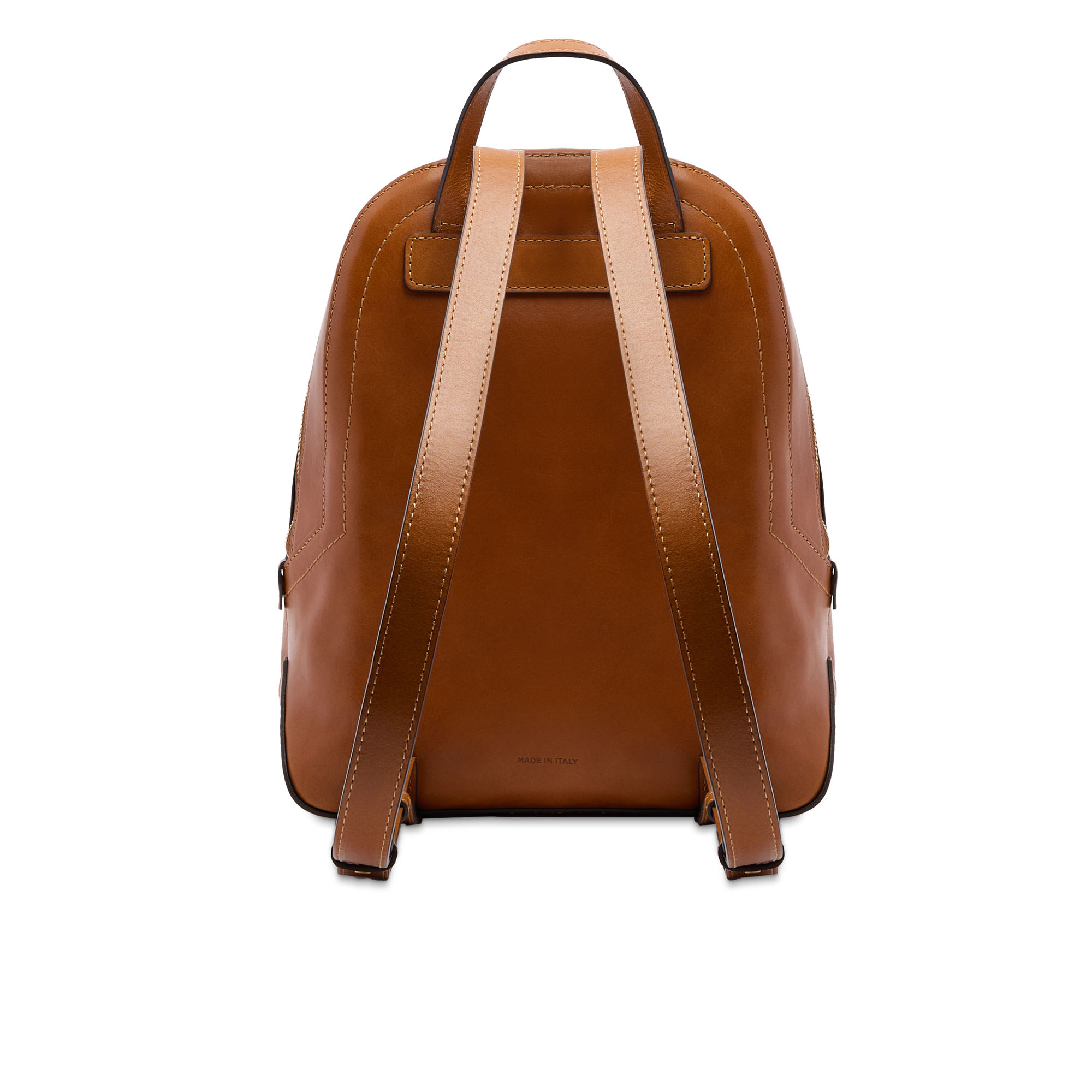 the-bridge-larissa-zaino-donna-in-pelle-cognac-con-tasca-frontale image 3