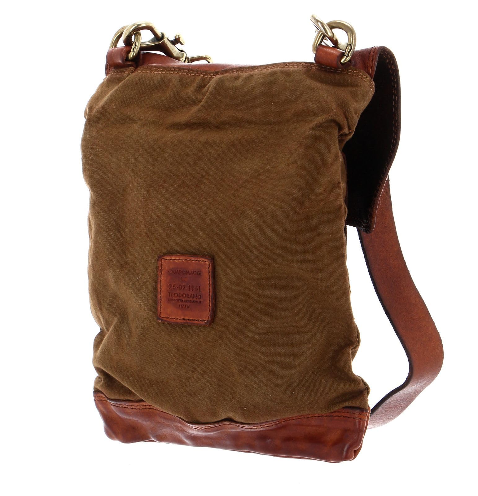 campomaggi-agnese-borsa-a-tracolla-crossbody-verde-militare-testa-di-moro-cognac image 5