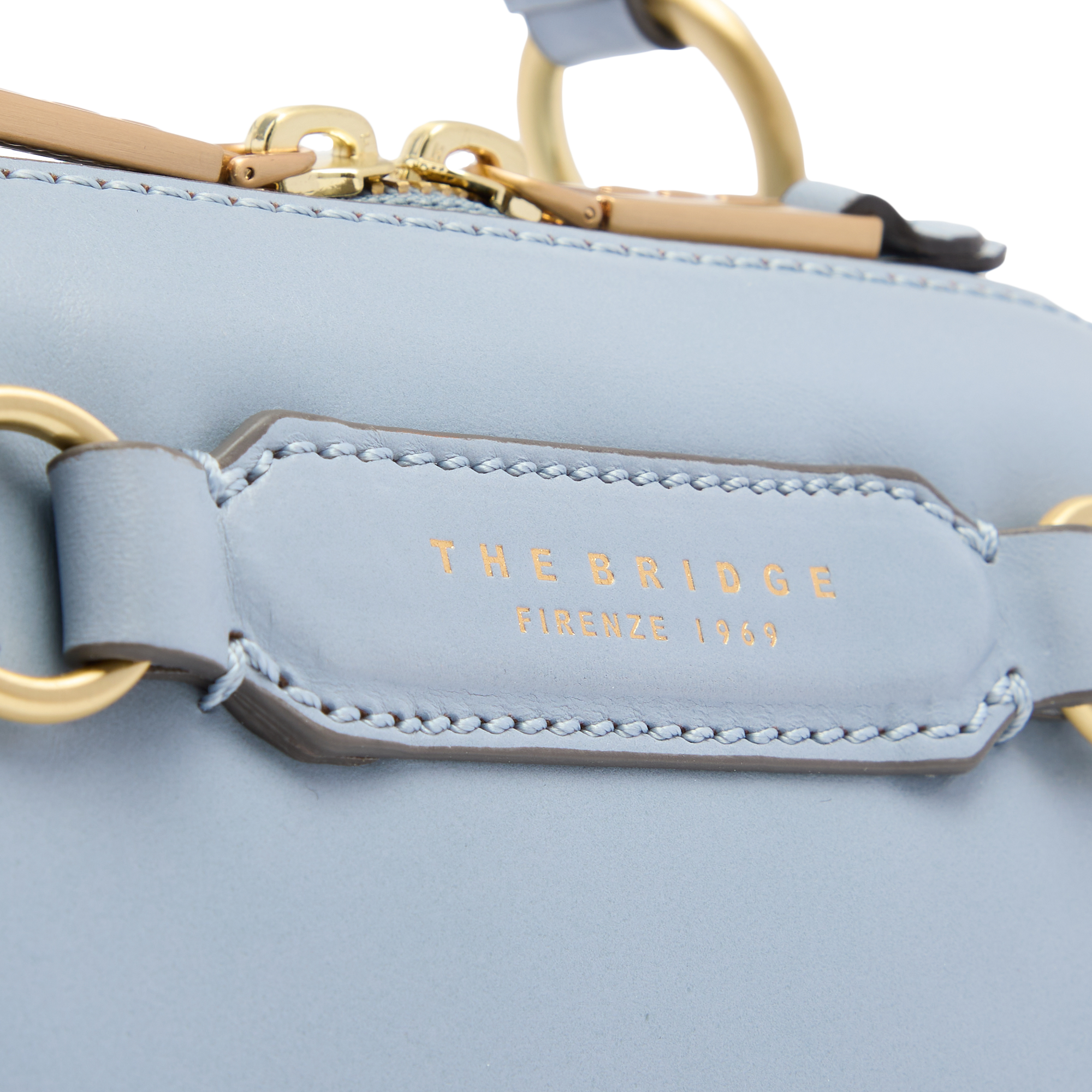 the-bridge-laura-borsa-a-mano-in-pelle-con-tracolla-removibile-azzurro image 5