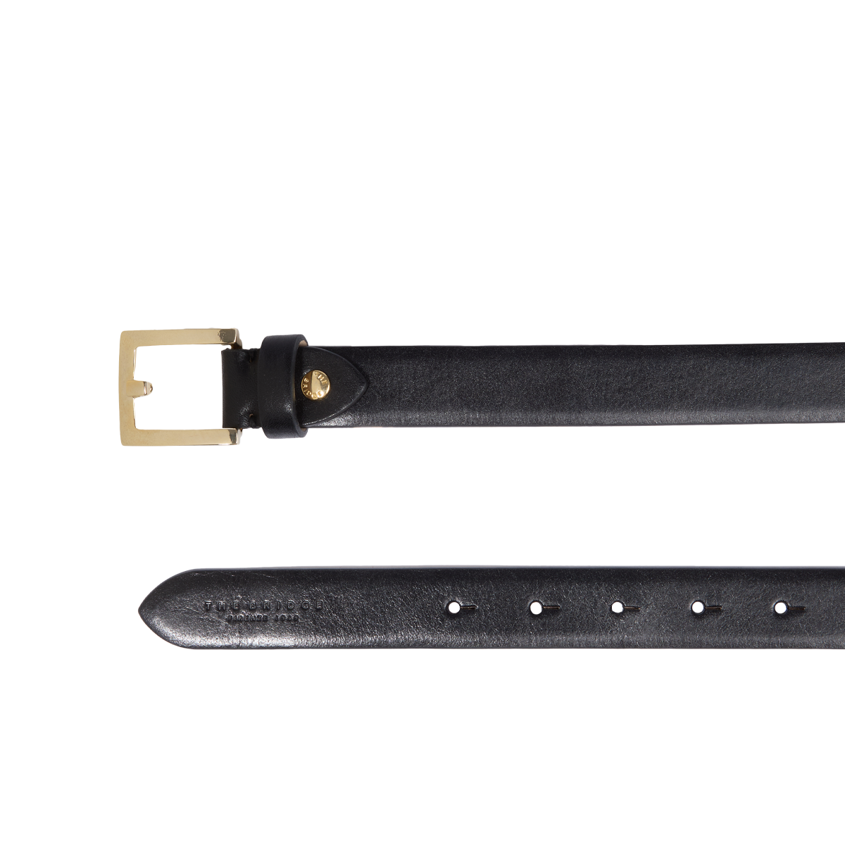 the-bridge-berenice-cintura-in-pelle-donna-nero-oro image 1