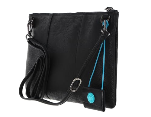 gabs-beyonce-pochette-m-multirighe-ruga-bicolor-black-toni-caldi-nero-fresia image 8
