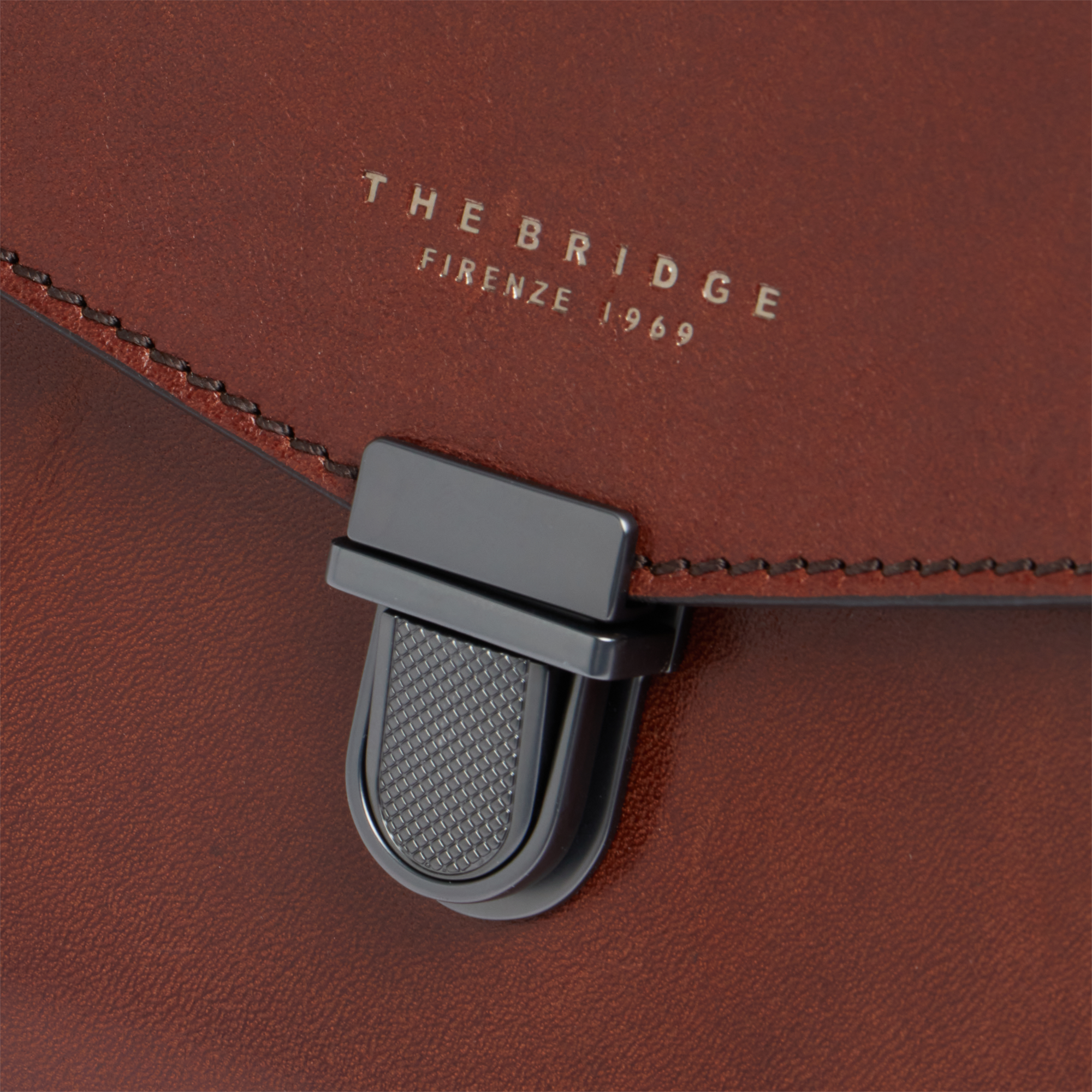 the-bridge-pochette-in-pelle-uomo-marrone-da-polso image 6