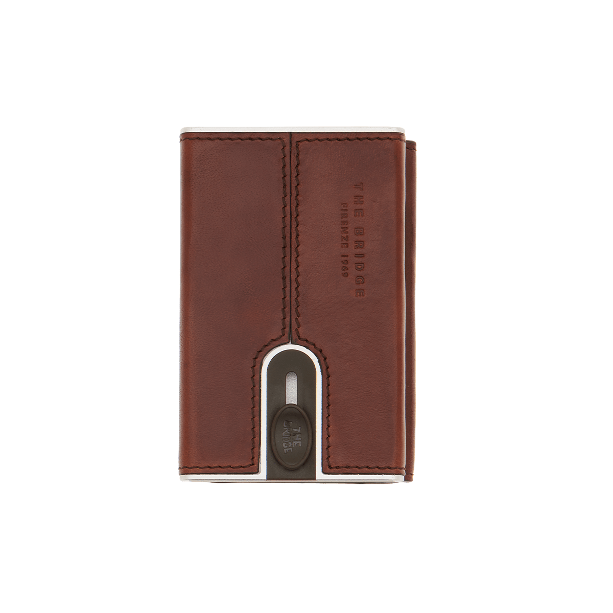 the-bridge-portacarte-in-pelle-a-scatto-con-protezione-rfid-marrone-uomo image 1