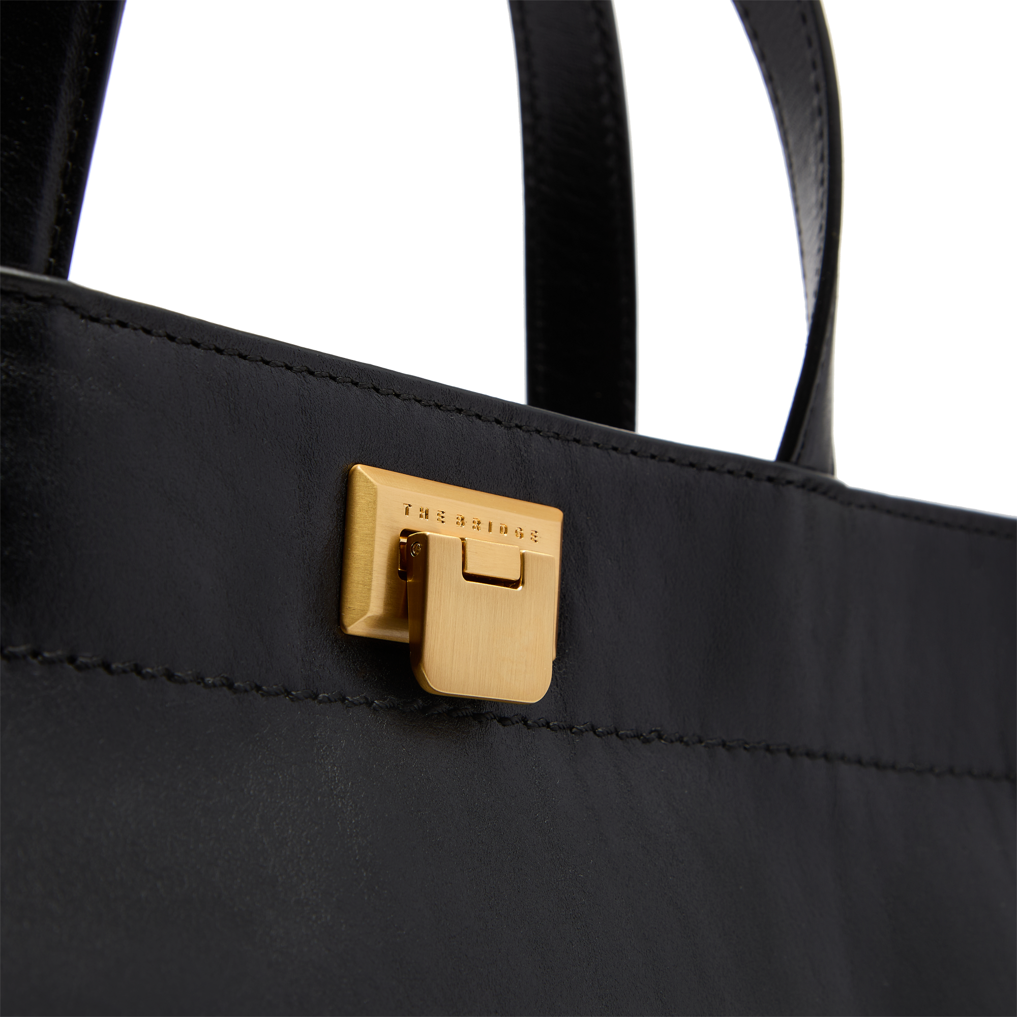 the-bridge-leila-borsa-a-mano-in-pelle-nera-grande-con-tracolla image 5