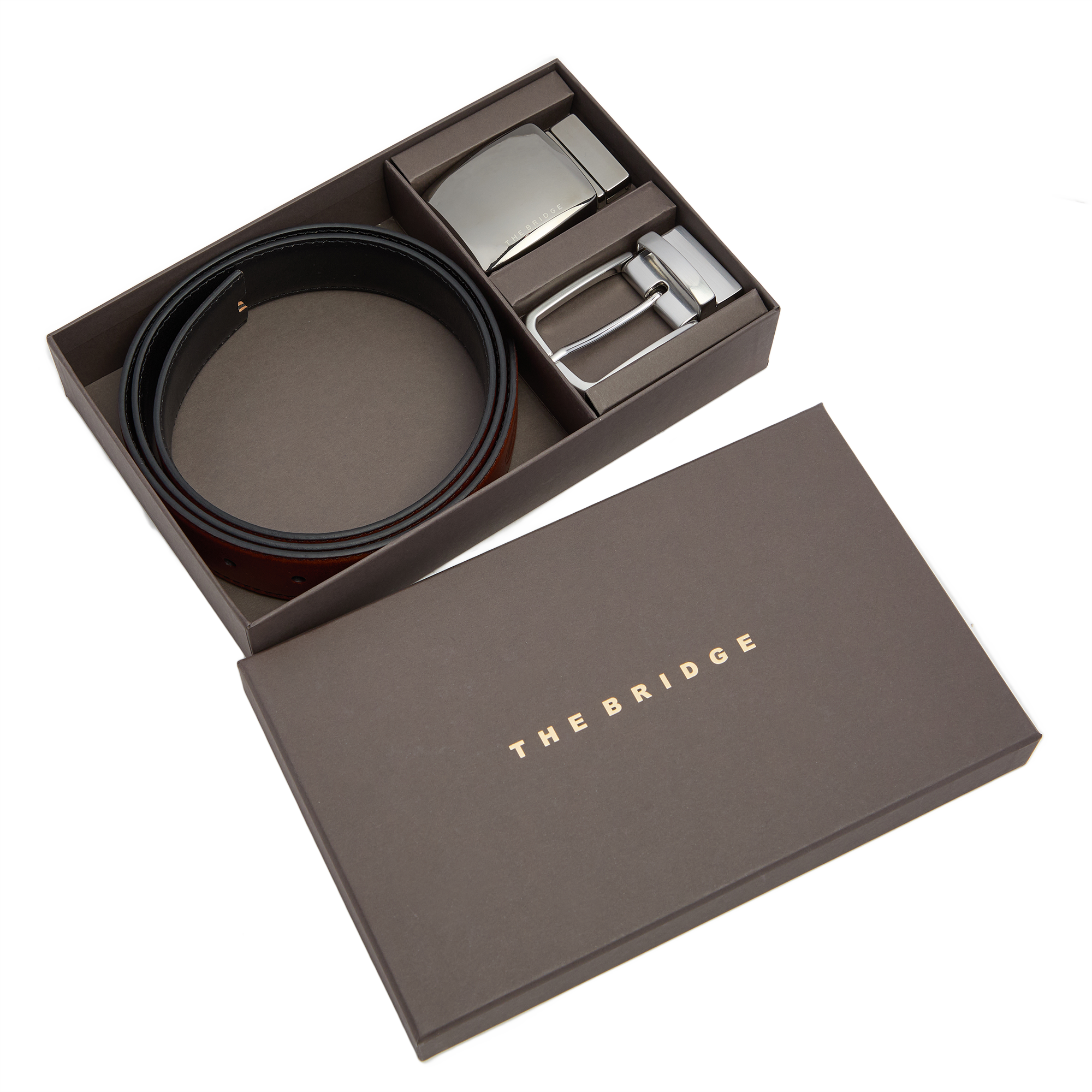the-bridge-brunelleschi-cintura-uomo-in-pelle-reversibile-marrone-nero image 5