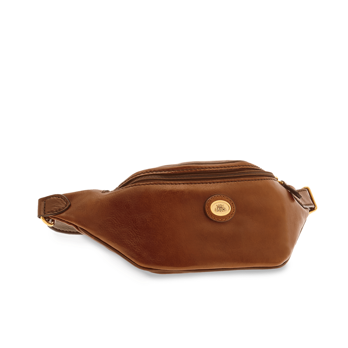 the-bridge-marsupio-uomo-in-pelle-marrone-oro-2 image 1
