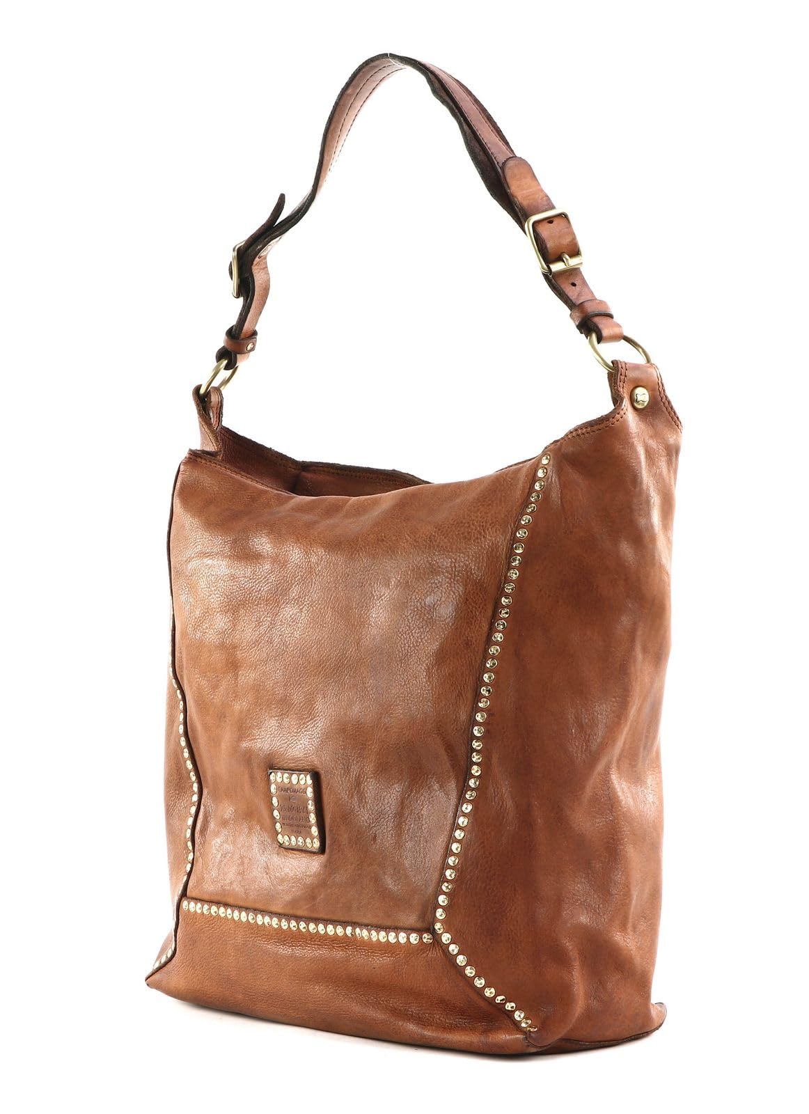 campomaggi-borsa-a-tracolla-pelle-cognac-con-rivetti-34-cm image 5