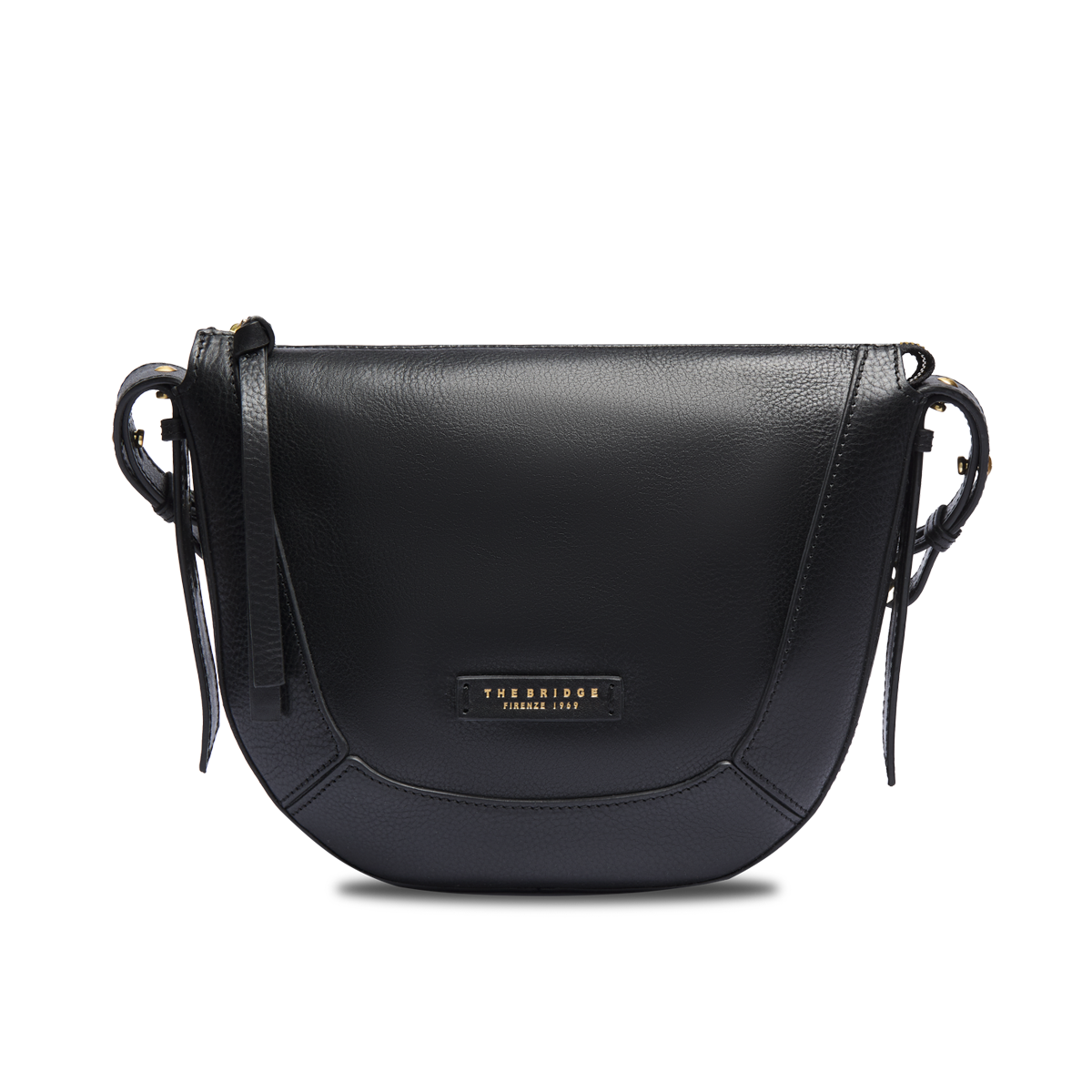 the-bridge-fedora-borsa-a-tracolla-donna-piccola-in-pelle-nera image 1
