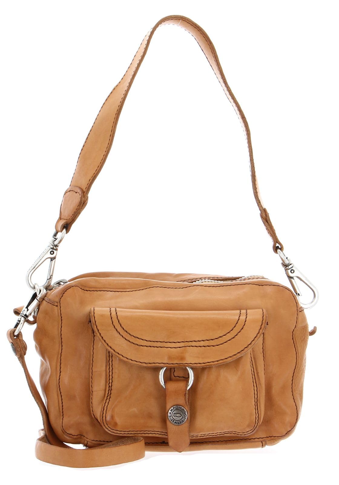 campomaggi-bella-di-notte-bowling-bag-mini-borsa-a-tracolla-in-pelle-cammello image 1