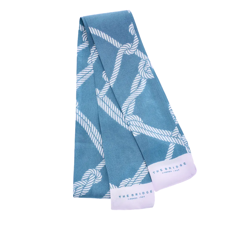 the-bridge-foulard-donna-in-seta-silk-twilly-fantasia-burro-orchidea image 1