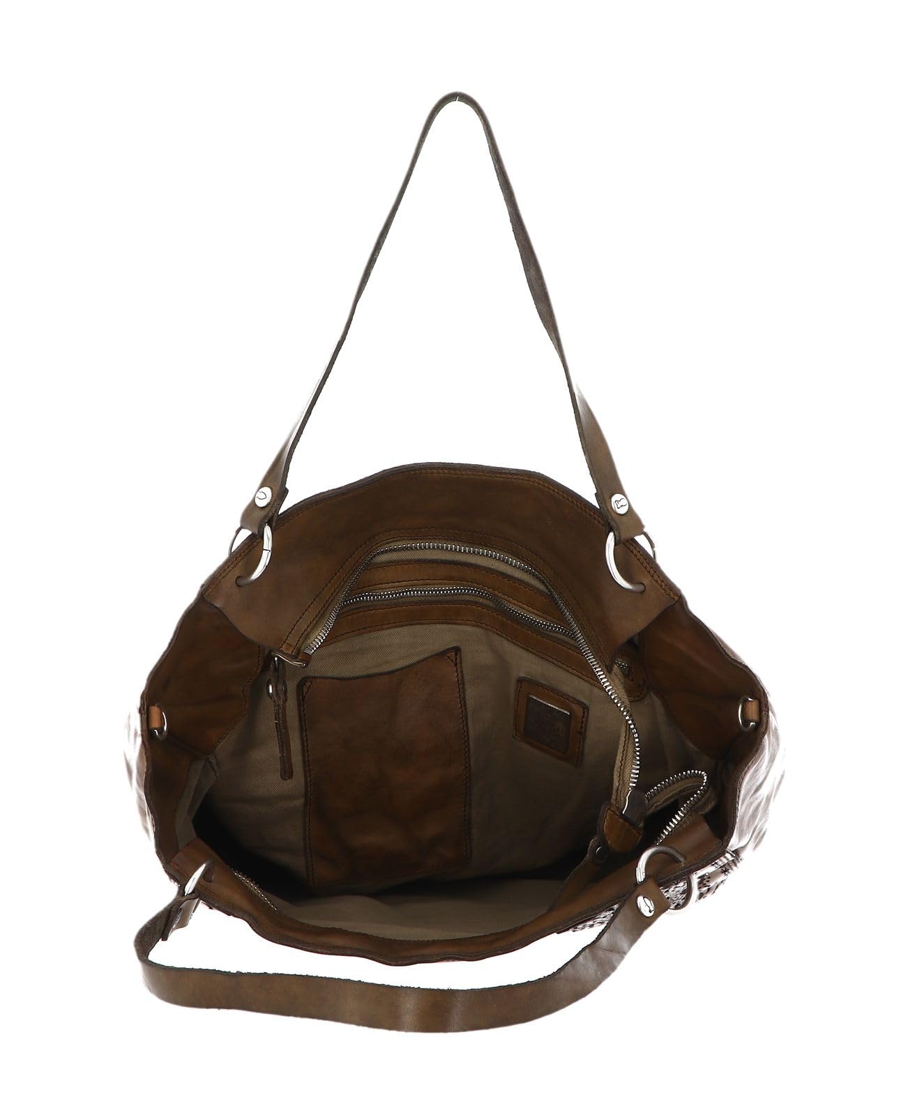 campomaggi-agnese-borsa-a-tracolla-in-pelle-verde-militare-oliva image 6