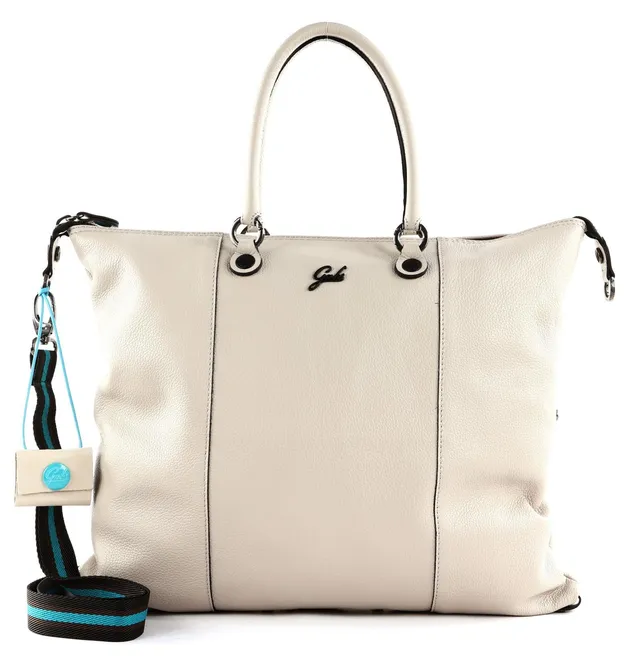 gabs-g3-plus-l-shopping-bag-a-spalla-in-pelle-stone image 1