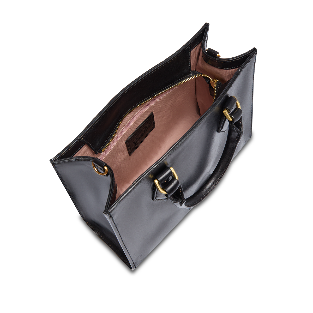 the-bridge-ida-borsa-a-mano-in-pelle-nera-con-tracolla-removibile image 4