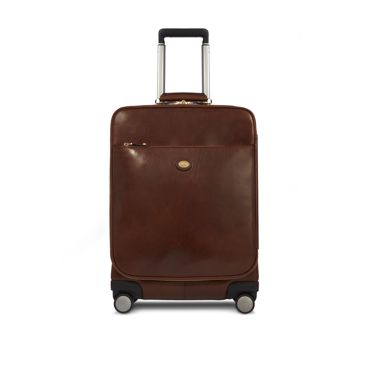 the-bridge-trolley-4-ruote-in-pelle-uomo-marrone-oro image 1
