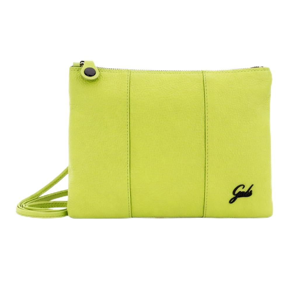 gabs-beyonce-s-pochette-tracolla-donna-in-pelle-bull-black-citron image 1