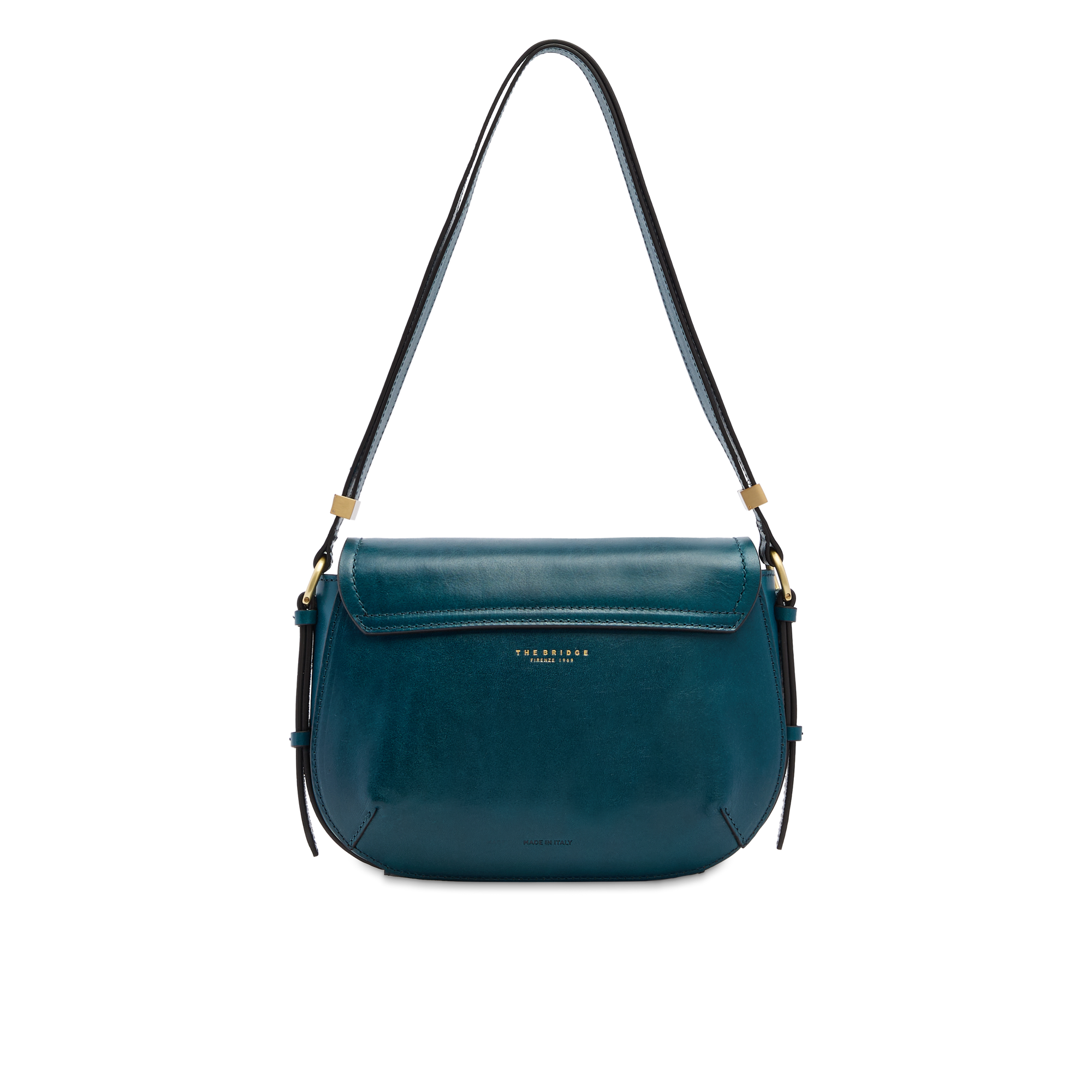 the-bridge-federica-borsa-a-tracolla-in-pelle-pavone-oro image 3