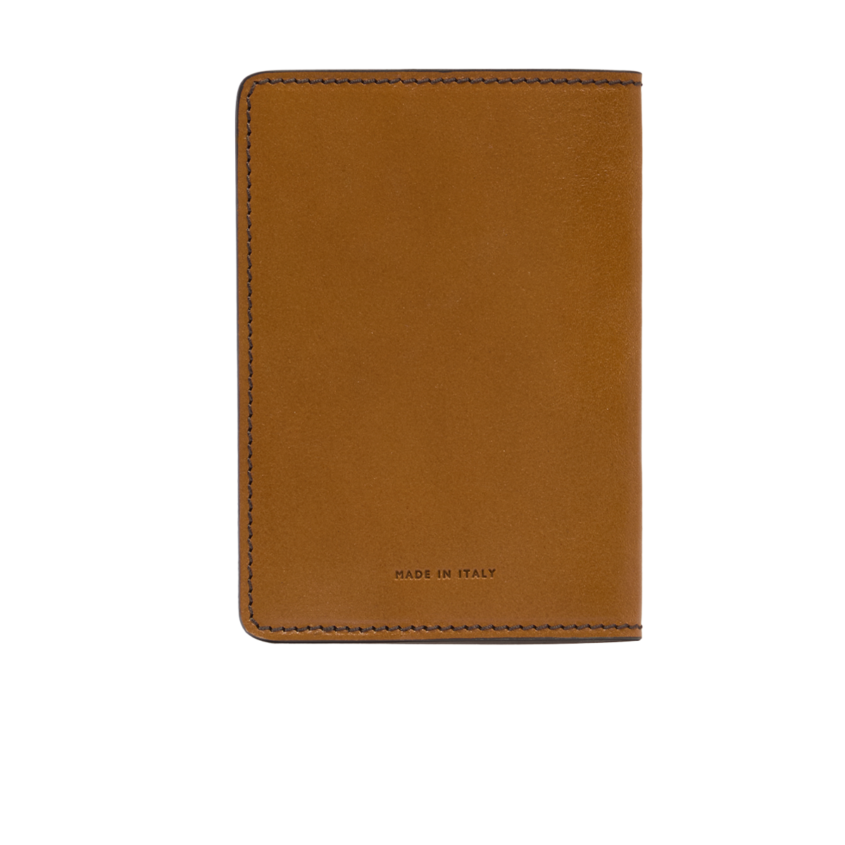 the-bridge-porta-passaporto-in-pelle-cognac-oro image 2