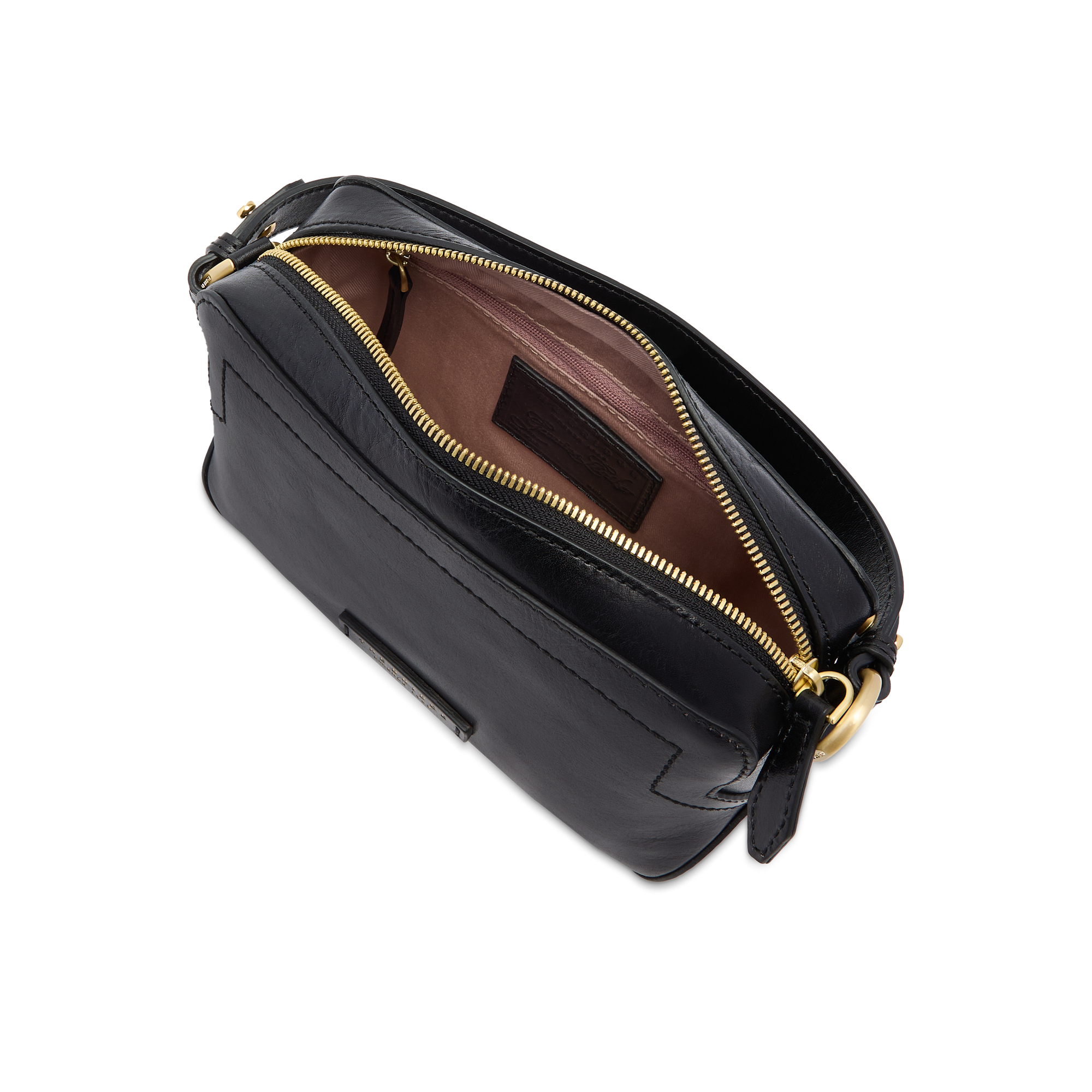 the-bridge-larissa-borsa-tracolla-camera-case-zip-in-pelle-nero-oro image 4