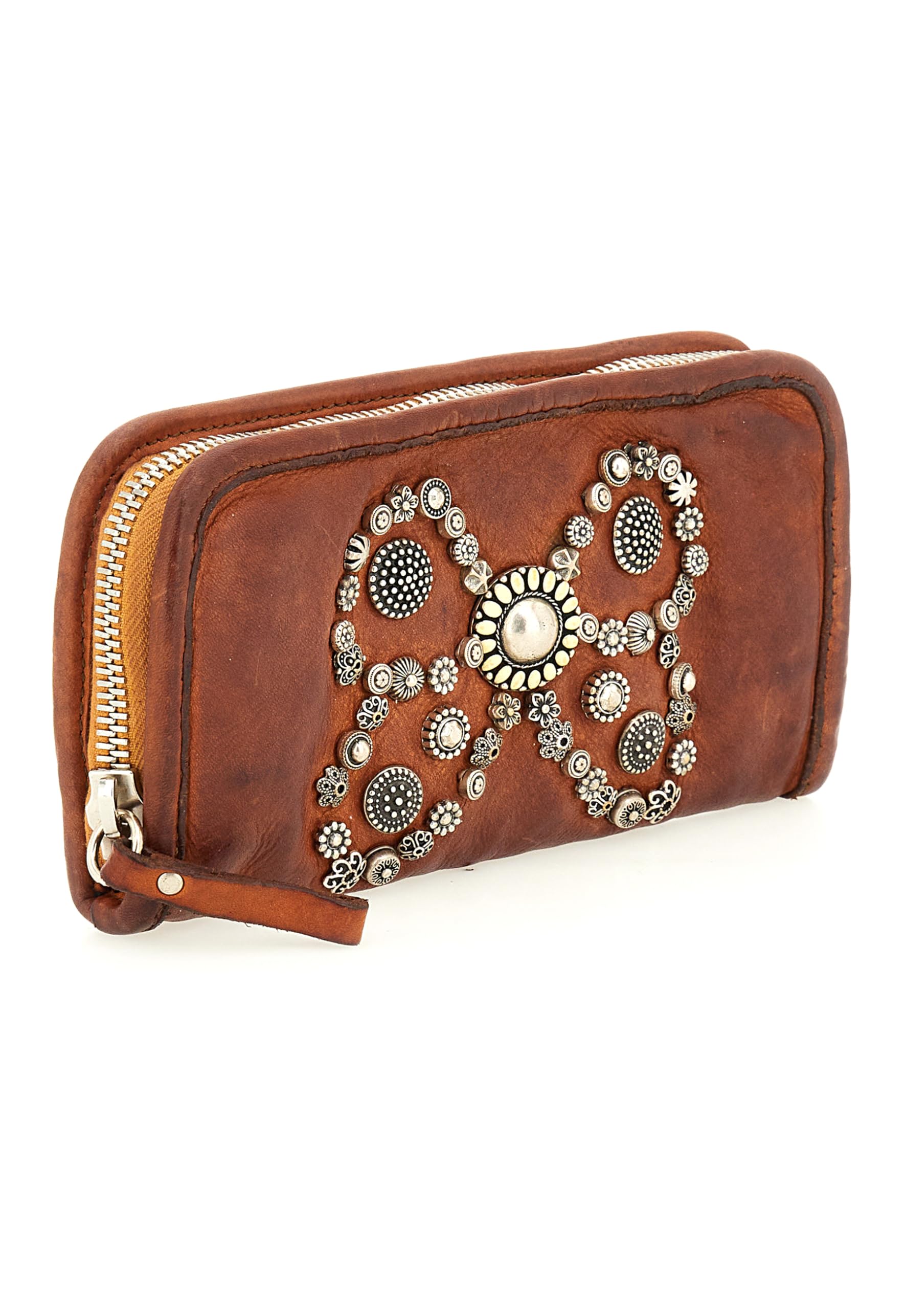 campomaggi-diamante-portafoglio-donna-cognac-orizzontale-21-cm image 2