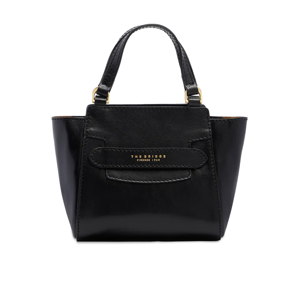 the-bridge-borsa-donna-in-pelle-con-tracolla-removibile-e-manico image 1