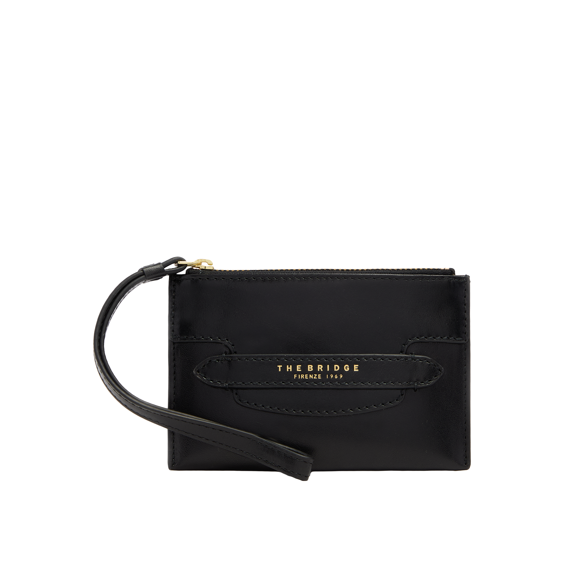 the-bridge-lucrezia-pochette-in-pelle-donna-nero-oro image 1