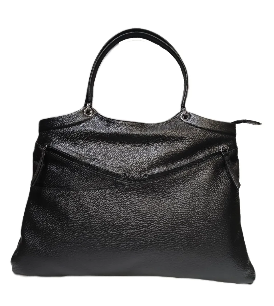 gabs-rosalinde-m-bull-double-zip-borsa-shopping-black-nero image 1
