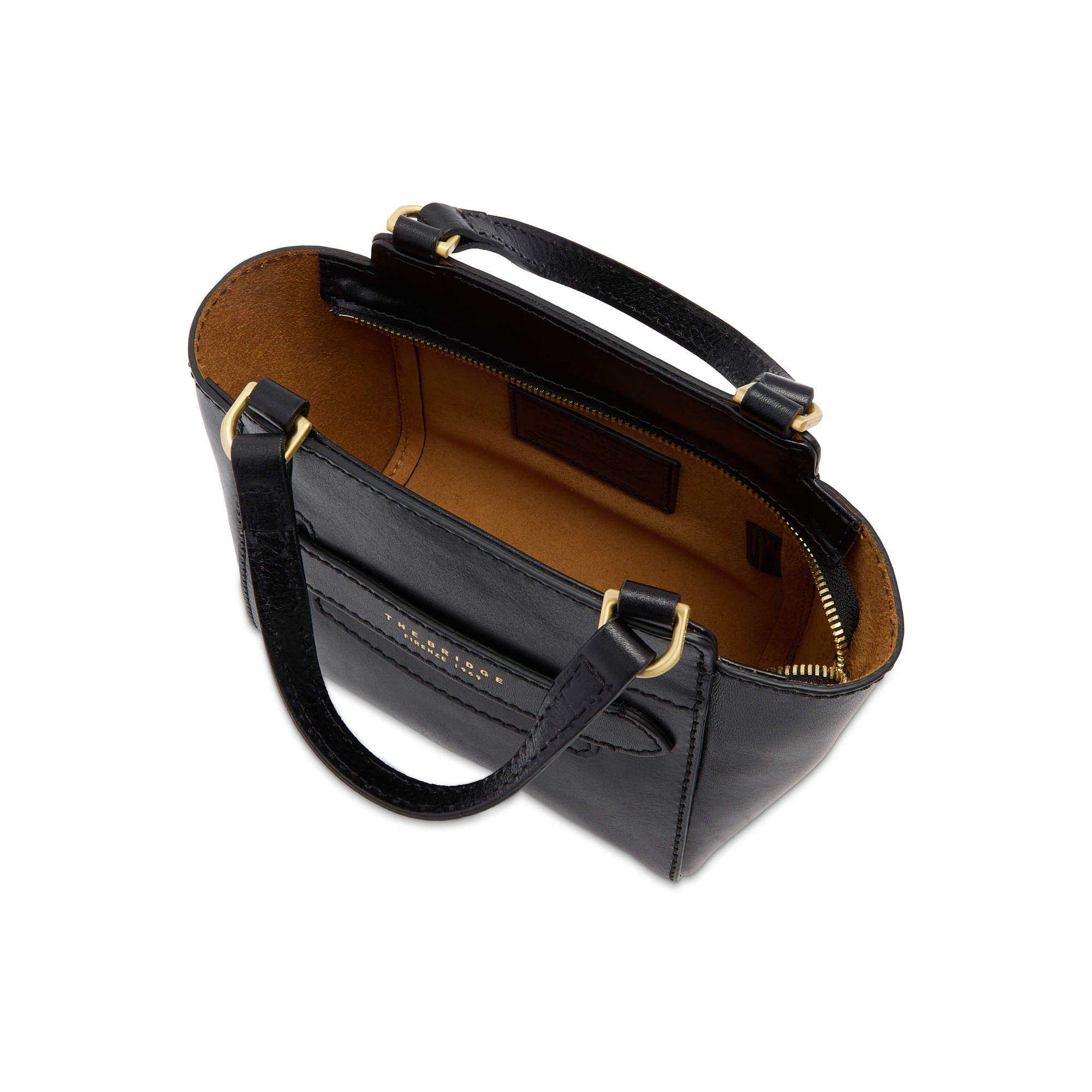 the-bridge-borsa-donna-in-pelle-con-tracolla-removibile-e-manico image 4