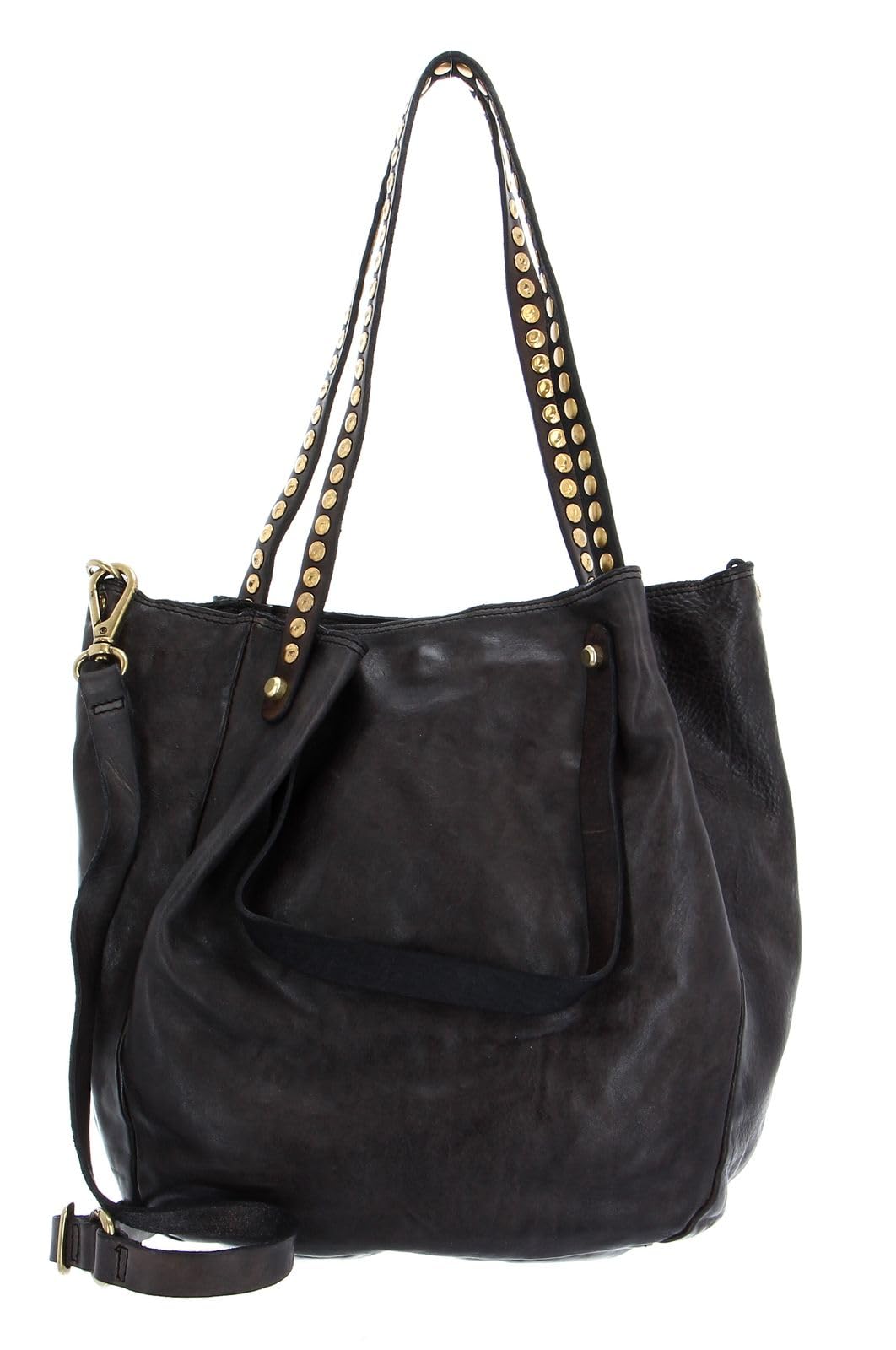 campomaggi-agnese-borsa-a-tracolla-in-pelle-grigio-antracite image 1