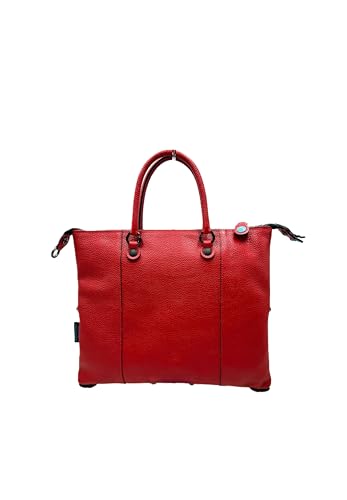 gabs-g3-plus-trip-borsa-pelle-stampa-murales-rossa-convertibile-a-zaino-39-5-x-3 image 4