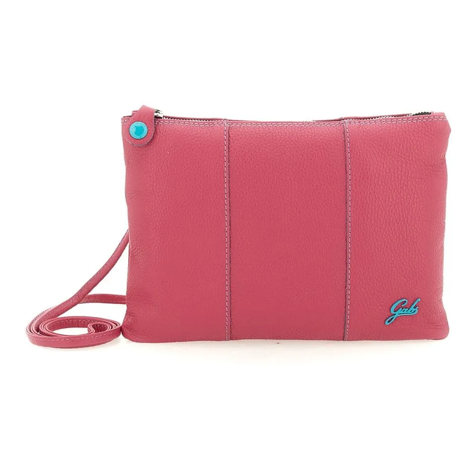 gabs-beyonce-s-pochette-tracolla-donna-in-pelle-bull-basic-begonia image 1