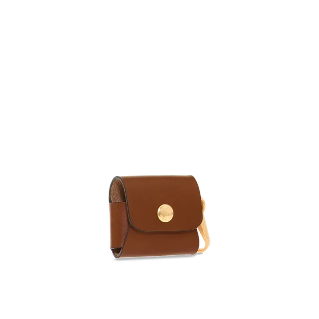 the-bridge-custodia-porta-airpods-in-pelle-bovina-marrone-oro image 1