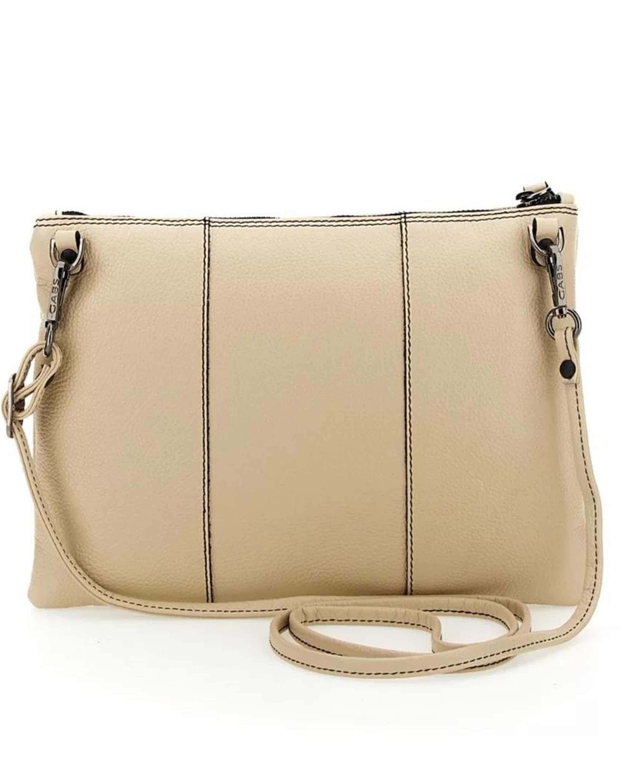 gabs-beyonc-pochette-tracolla-m-burro-logo-black-in-pelle-con-zip image 5