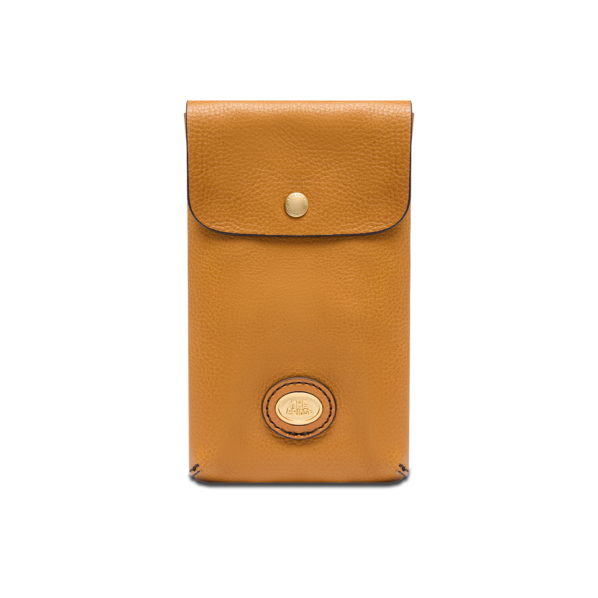 the-bridge-custodia-telefono-in-pelle-bovina-grana-curry-oro image 1
