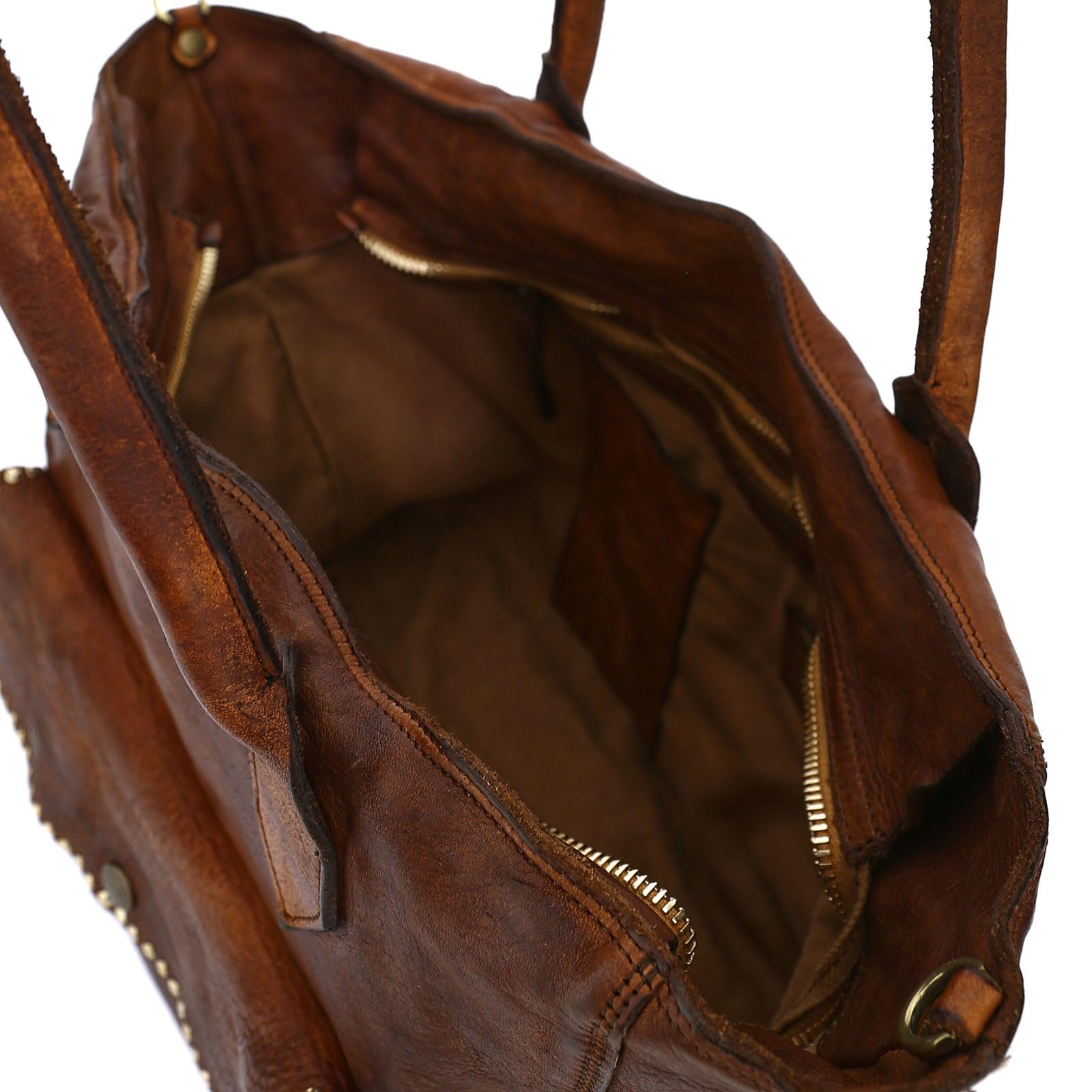 campomaggi-edera-shopper-in-pelle-cognac-marrone-a-tracolla image 2